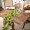 6Pcs Artificial Sunflower Garland – 7.5ft Silk Sunflower Hanging Vines with Green Leaves for Summer Home, Wedding, Party, and Garden Table Decor